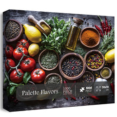 Palette saveurs puzzle 1000 pièces