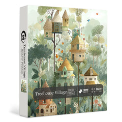Treehouse Village Jigsaw Puzzle 1000 Pieces