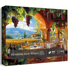 Mountain View Winery Jigsaw Puzzle 1000 Pieces