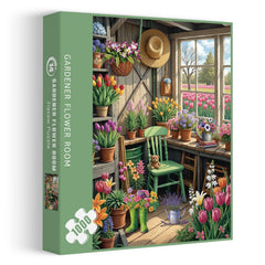 Gärtner Blumenzimmer Puzzle 1000 Stücke
