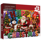 Christmas Friends Jigsaw Puzzle 1000 Piece