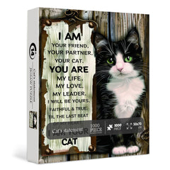 Cat's statement Jigsaw Puzzle 1000 Pieces