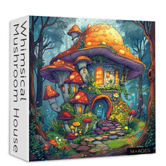 Verspieltes Pilzhaus-Puzzle 1000 Teile