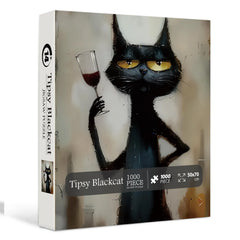 Tipsy Blackcat Puzzle 1000 pièces