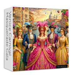 Venice Carnival Masquerade Gala Jigsaw Puzzle 1000 Pieces