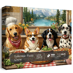 Lakeside Pizza Crew Jigsaw Puzzle 1000 Pieces