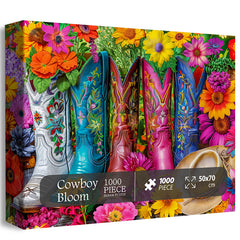 Cowboy Bloom Jigsaw Puzzles 1000 Pieces