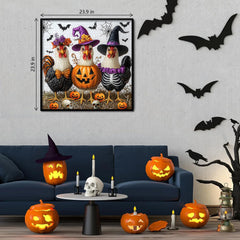 Halloween Trickster Chickens Jigsaw Puzzle 1000 Pieces