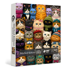 Stitched Kittens Jigsaw Puzzle 1000 Pieces