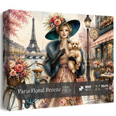 Rompecabezas Brisa Floral de París 1000 Piezas