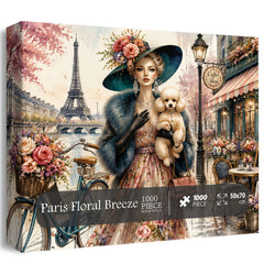 Paris Floral Breeze Jigsaw Puzzle 1000 Pieces