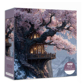 Sakura Cliff Jigsaw Puzzle 1000 Pieces