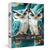 Marble Owls Jigsaw Puzzle 1000 Pieces