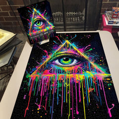 Puzzle de la puzzle des yeux et des pièces 1000 pièces