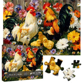 Puzzle poule et poussins 1000 pièces
