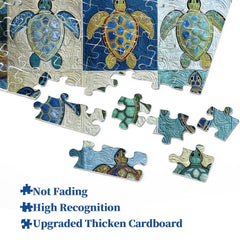 Fabric Turtle Jigsaw Puzzle 1000 Pieces