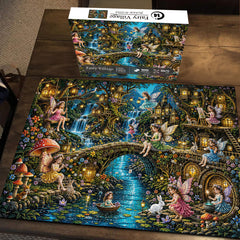 Fairy Village Jigsaw Puzzle 1000 Pieces
