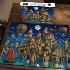 Moonlit Castle Jigsaw Puzzle 1000 Pieces