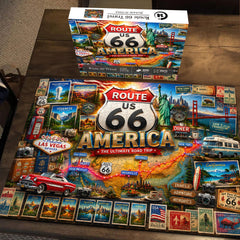 Route 66 Travel Jigsaw Puzzle 1000 Pieces