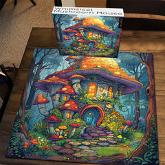 Verspieltes Pilzhaus-Puzzle 1000 Teile