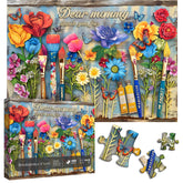 Puzzles Jigsaw 1000 Pièces Coupes de Pinceau d'Amour