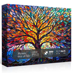 Puzzle en bois de mosaïque de 1000 pièces