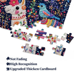 Llama in Bloom Jigsaw Puzzle 1000 Pieces