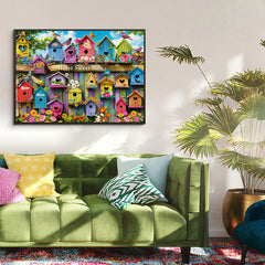 Joyful Birdhouse Jigsaw Puzzle 1000 piezas