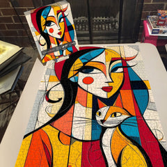 Puzzle mit geometrischem Rhythmus, 1000 Teile