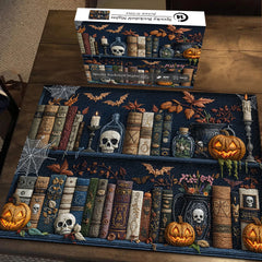 Spooky Bookshelf Nights Puzzles 1000 pièces