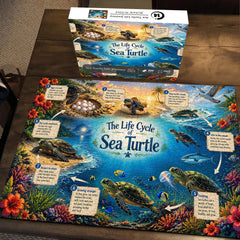 Sea Turtle Life Journey Jigsaw Puzzle 1000 Pieces