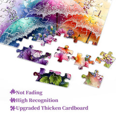 Regenschirmblüten-Puzzle 1000 Teile