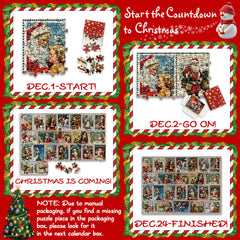 Babbo Natale Memories Calendario Avvento puzzle puzzle 1000 pezzi