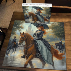 The Lady in the Rain Jigsaw Puzzle 1000 Pieces