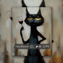 Tipsy Blackcat Puzzle 1000 pièces