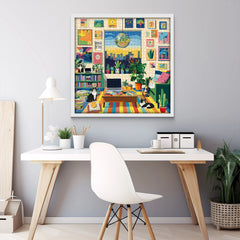 Chambre colorée puzzles 1000 pièces