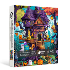 Halloween Baumhaus-Puzzle 1000 Teile