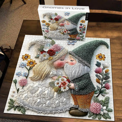Puzzle Gnomi Innamorati 1000 Pezzi