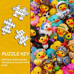 Rubber Duck Fiesta Jigsaw Puzzle 1000 Pieces