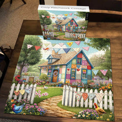 Gemütliches Patchwork Cottage Jigsaw Puzzle 1000 Teile