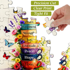 Cup of Wise Sayings Jigsaw Puzzle 1000 Pieces