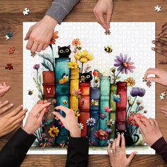 Book Cat Whispers Jigsaw Puzzle 1000 Pieces