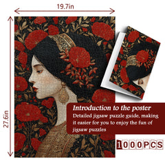 Puzzle Beauté Florale 1000 Pièces