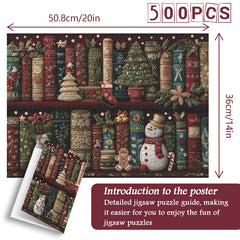 Christmas Embroidery Shelf Jigsaw Puzzle 500 Pieces