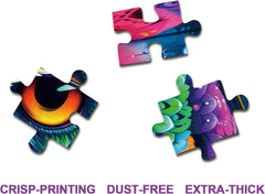 Gufi colorati puzzle puzzle 1000 pezzi