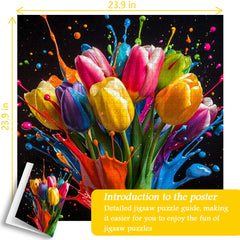 Vibrant Tulips Jigsaw Puzzles 1000 Pieces