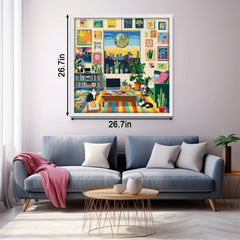 Chambre colorée puzzles 1000 pièces