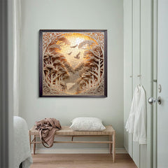 Forest Sunset puzzle puzzle 1000 pezzi