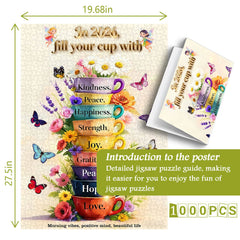 Cup of Wise Sayings Jigsaw Puzzle 1000 Pieces