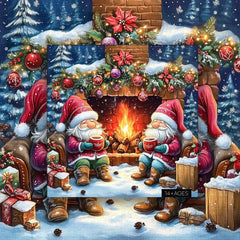 Puzzle natalizie gnome di Fireside 1000 pezzi